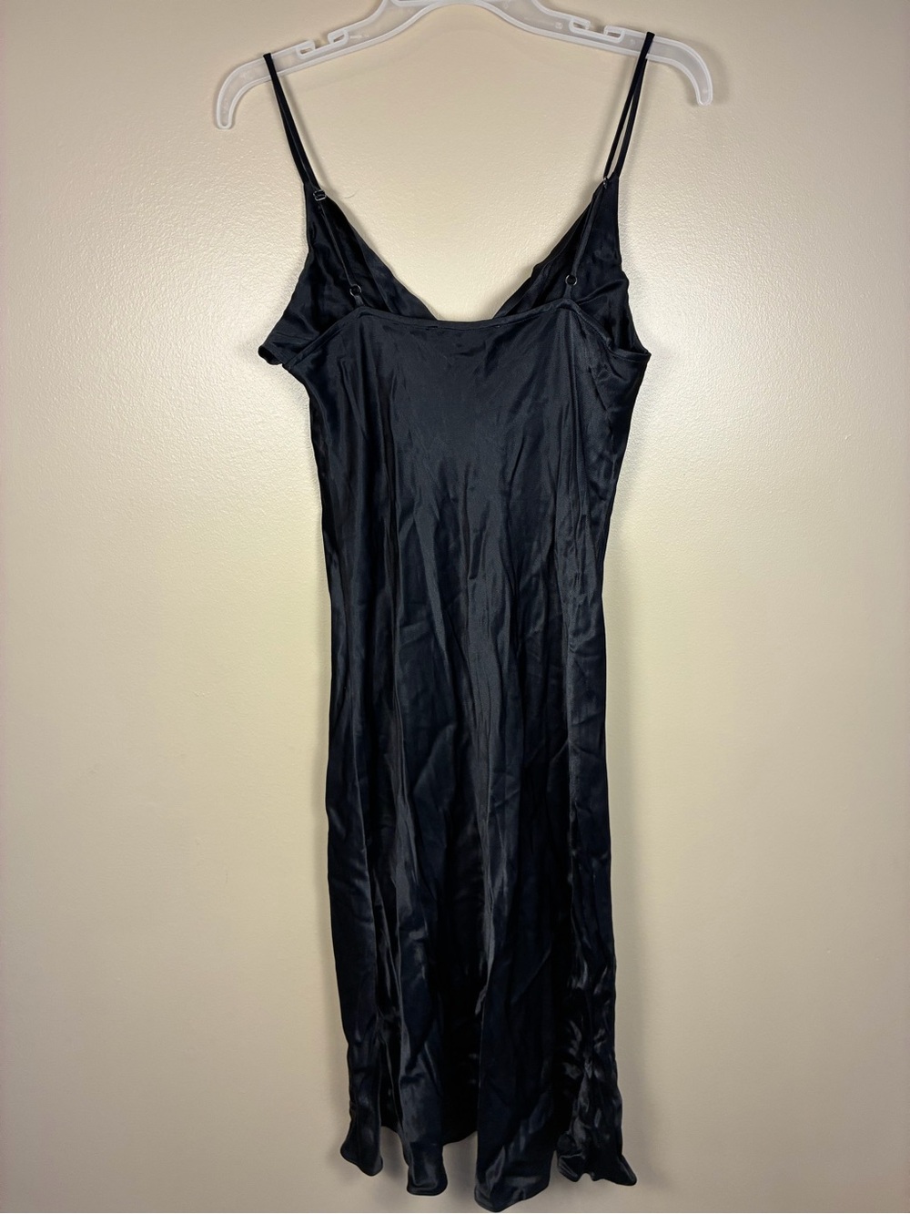 LOFT Satin Cowl Neck Satin Midi Slip Dress - Picture 10 of 12